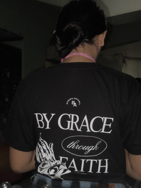 "BY GRACE" Shirt - Black