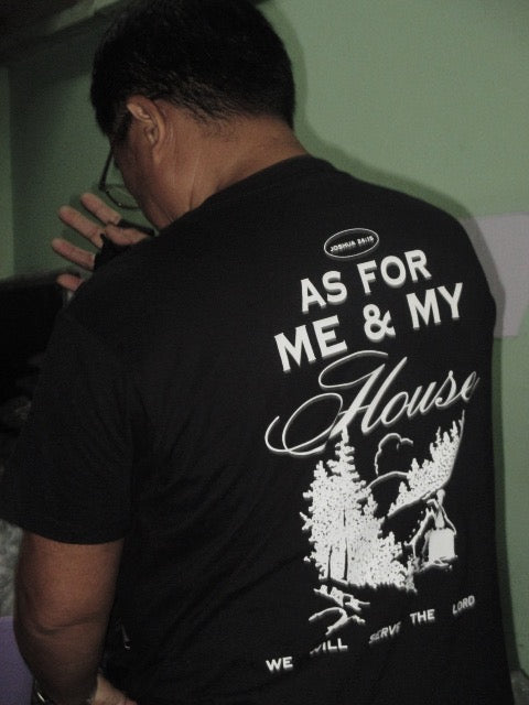 "AS FOR ME" Shirt - Black