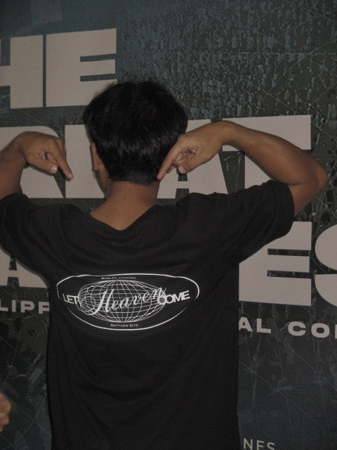 "LET HEAVEN COME" Shirt - Black