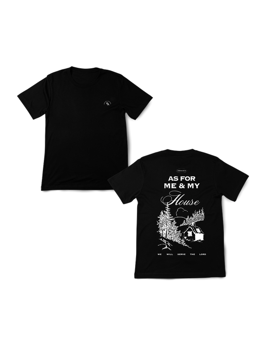 "AS FOR ME" Shirt - Black