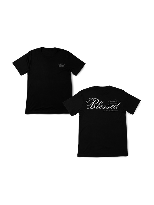 "BLESSED" Shirt - Black